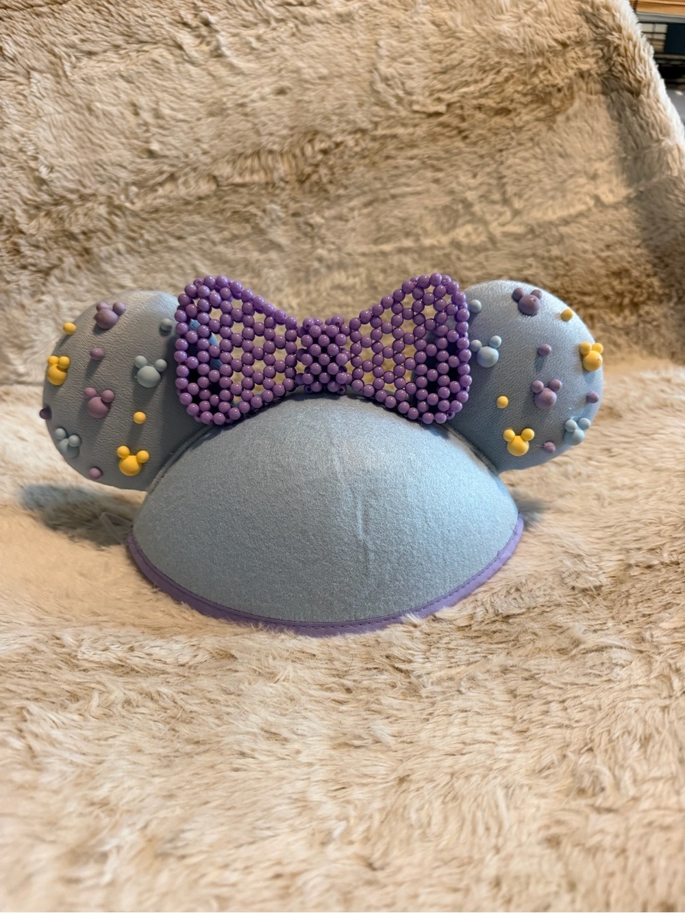 Disney Parks 2023 Valentine’s Day Minnie Ears Hat Pastel Conversation Hearts